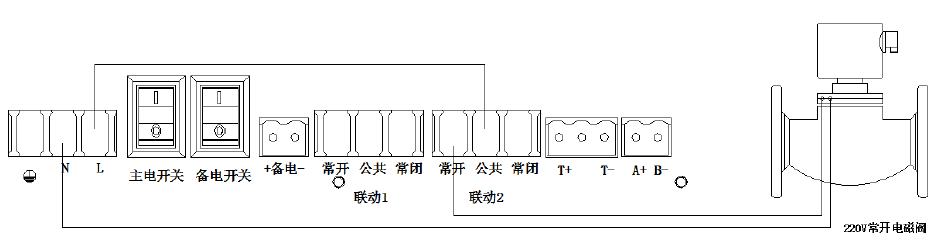 1679040789770578.png 電壓為AC220V功率小于1000W的常開電磁閥接線圖示如下.png
